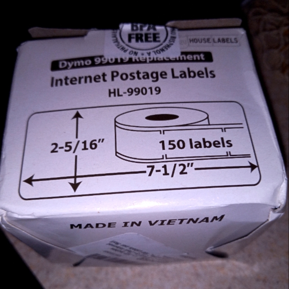 Internet Postage Labels